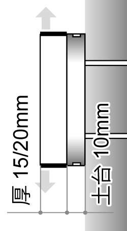 LEDサイン、LED看板のDIGITEC SIGN PRO SIDE2の寸法図