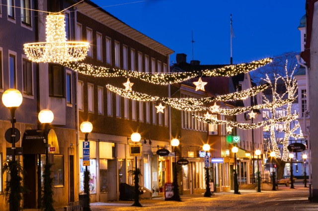 電球色で統一し、クリスマス感を出した演出