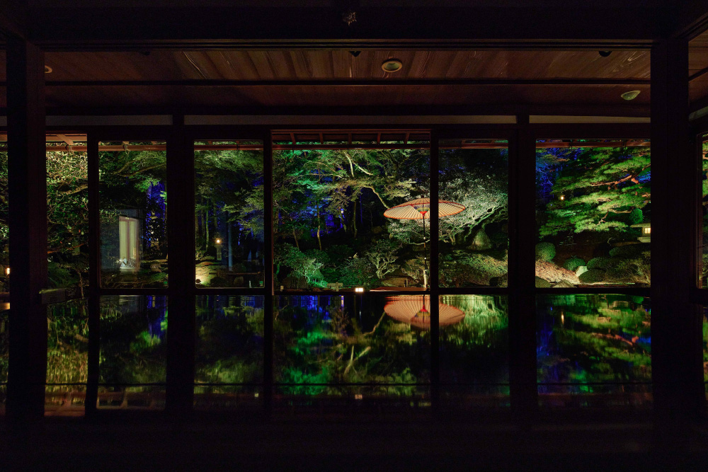 旧竹林院の夏のライトアップのイメージ3