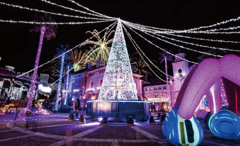 FeStA LuCe in 和歌山マリーナシティの「Giant Christmas Tree」の様子1