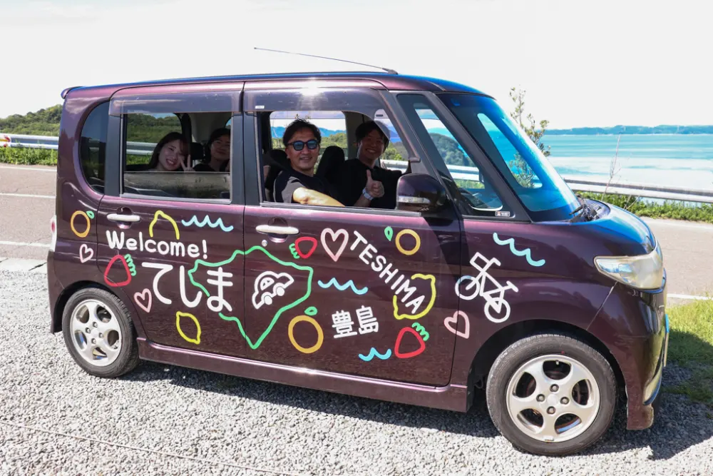 レンタカーあきさんの遊び心あるレンタカー