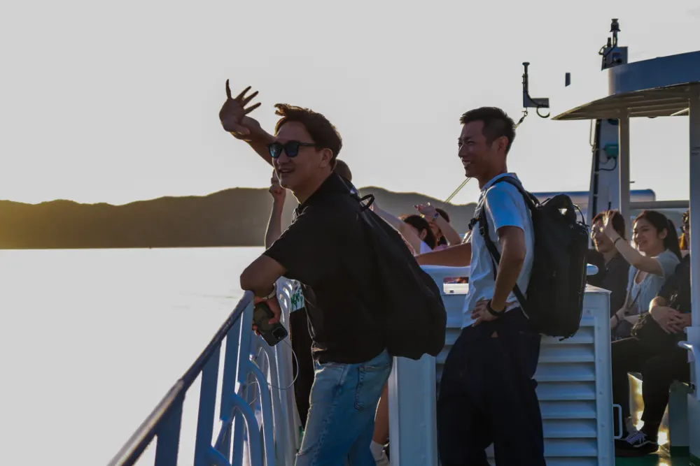 豊島とのお別れの様子