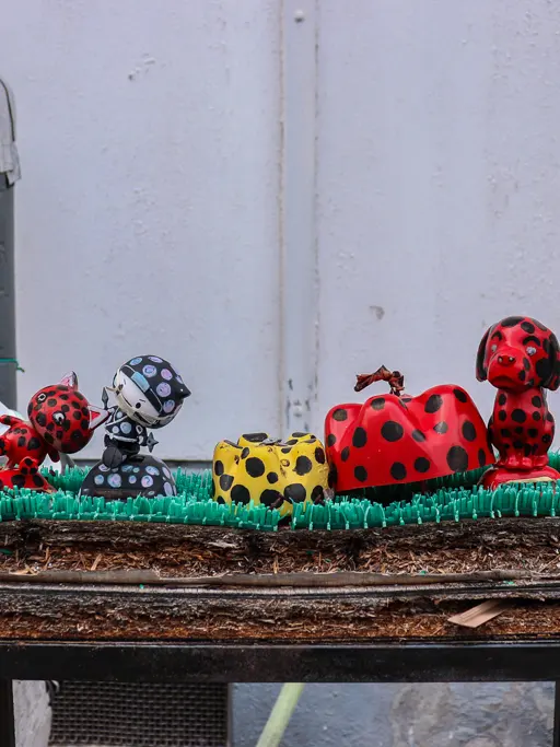 直島で見つけた小さいアート作品