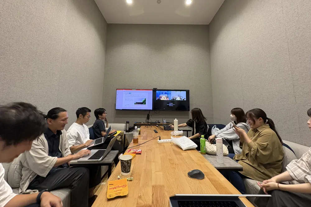 ACツアー振り返り会の際の和歌山本社チームの様子