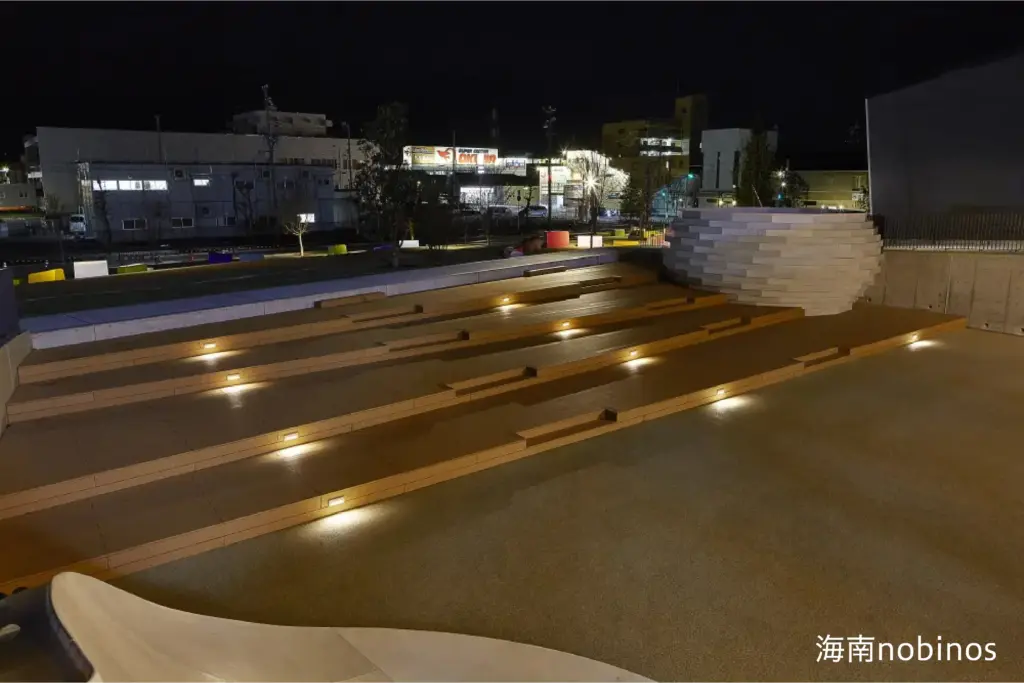 段差に仕込まれた照明のイメージ