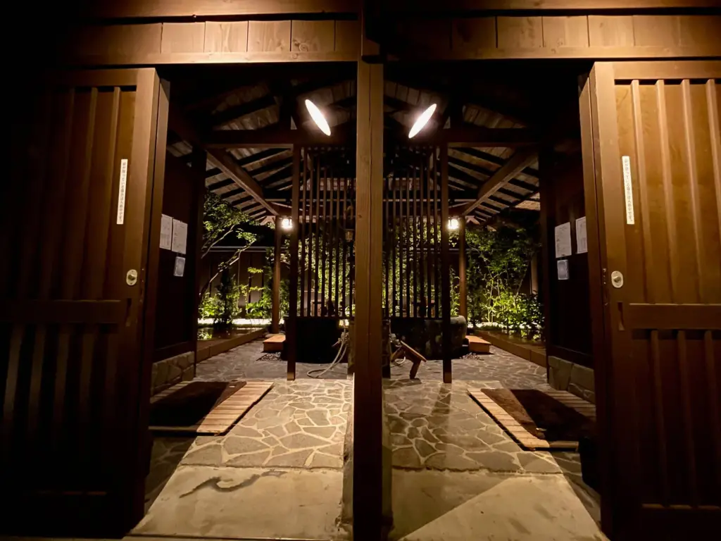 リニューアルされた露天風呂②