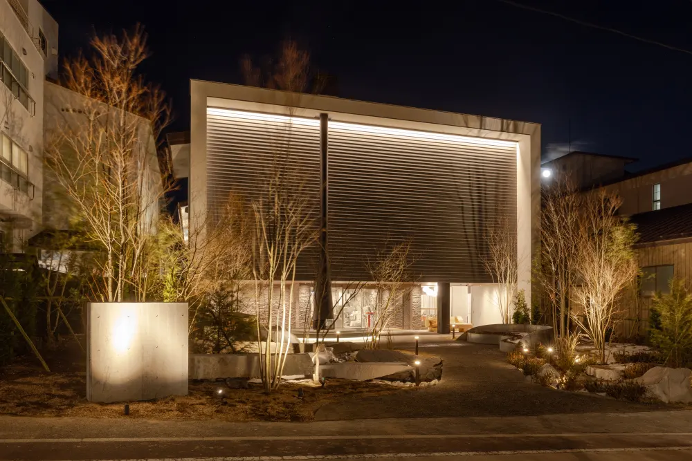 エントランスエリアの光の演出