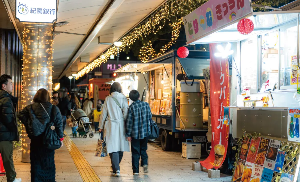 和歌山城ドローンショー「WAKAYAMA LIGHTS 2025」当日の周辺の様子6