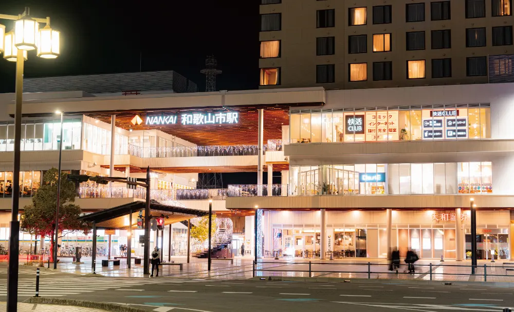 和歌山城ドローンショー「WAKAYAMA LIGHTS 2025」当日の周辺の様子9