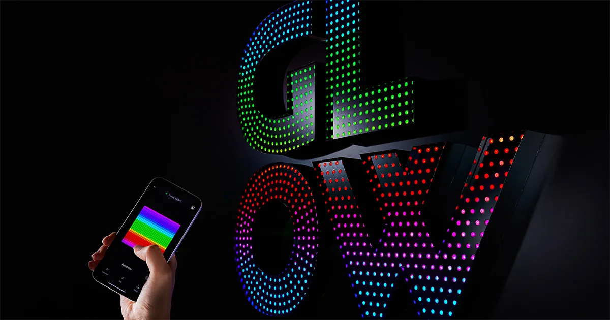 空間の主役になるマッピング型次世代サイン DIGITEC SIGN PIXELのご