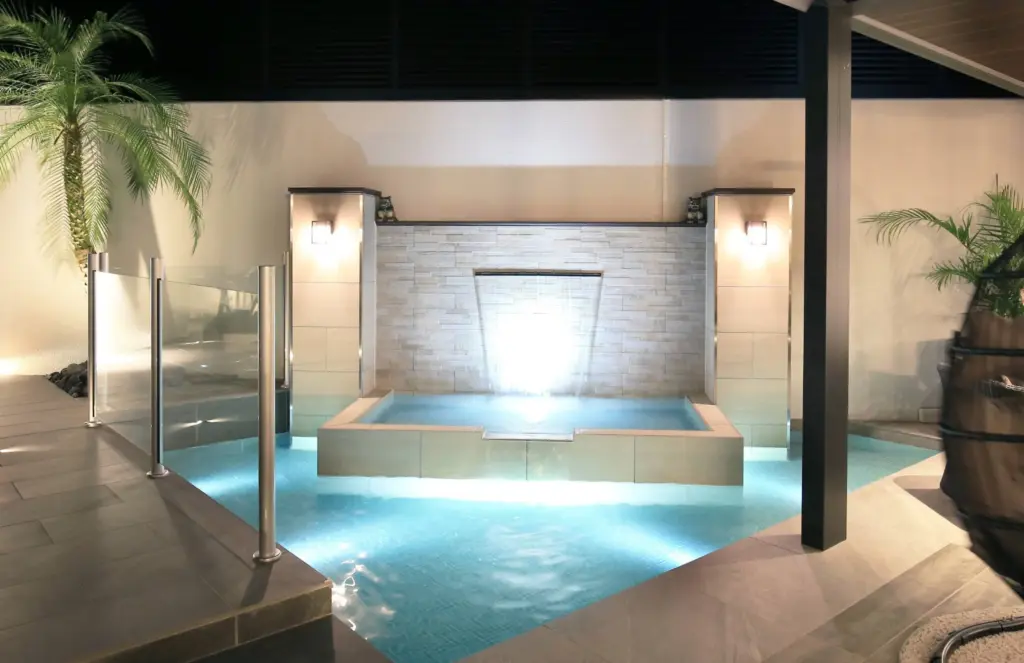 (人工)滝のライトアップのイメージ