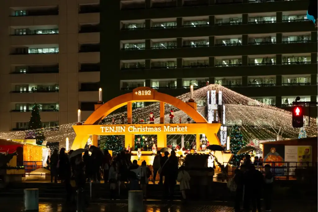 福岡市役所西側ふれあい広場 TENJIN CHRISTMAS MARKETの様子⑧