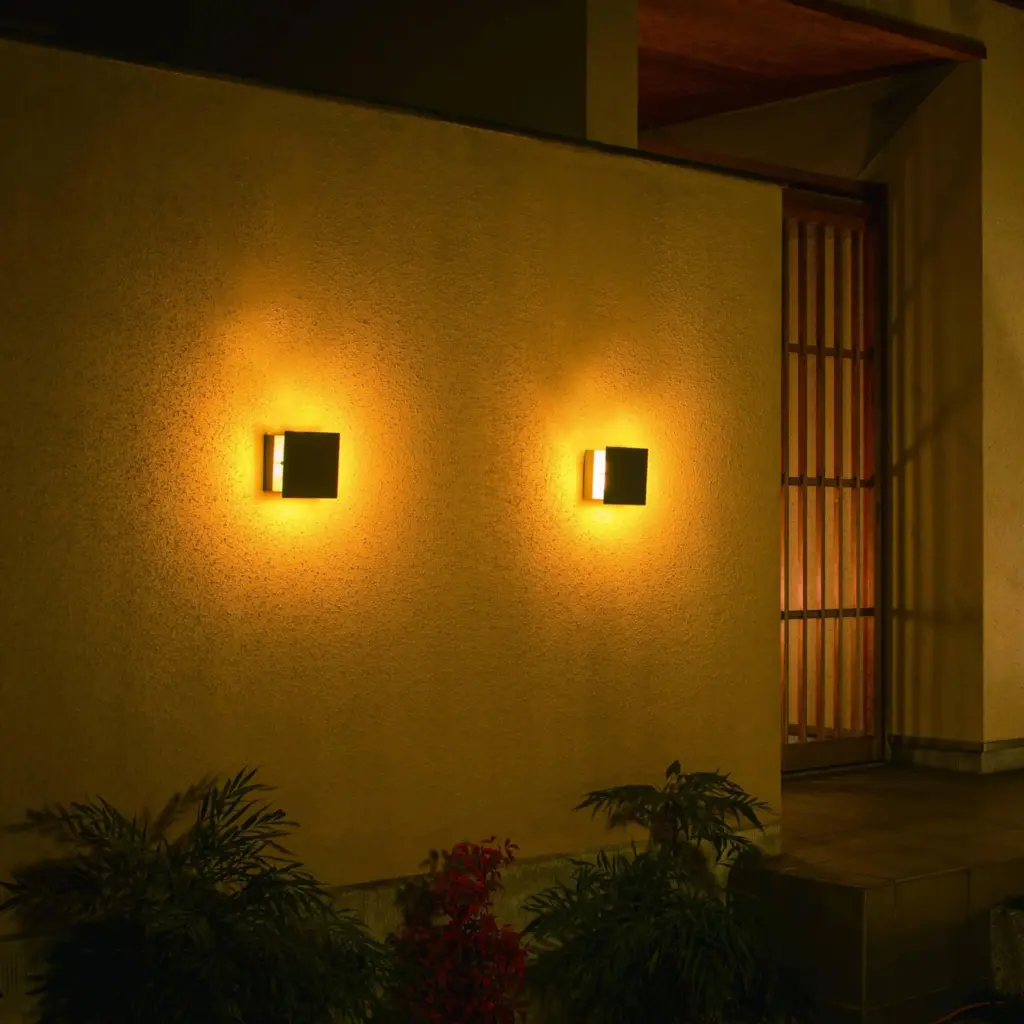 和風ライト粋シリーズのウォールライトの導入イメージ