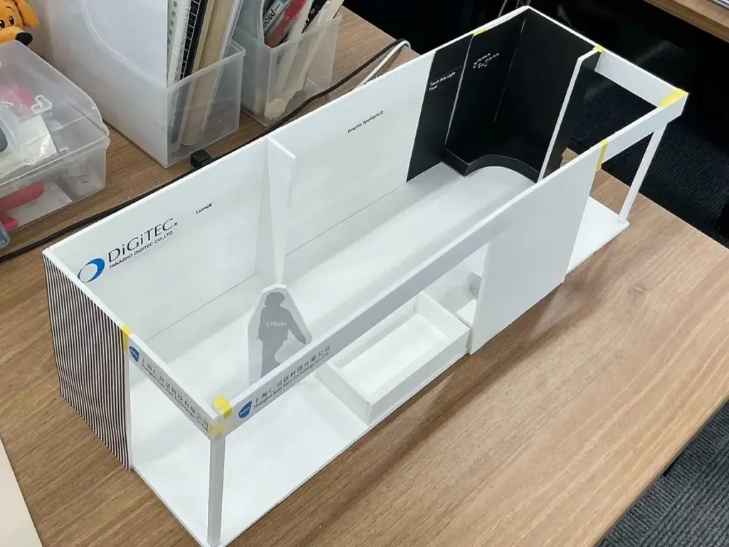 蘇州 Garden Expoの検討段階のブースデザインの模型