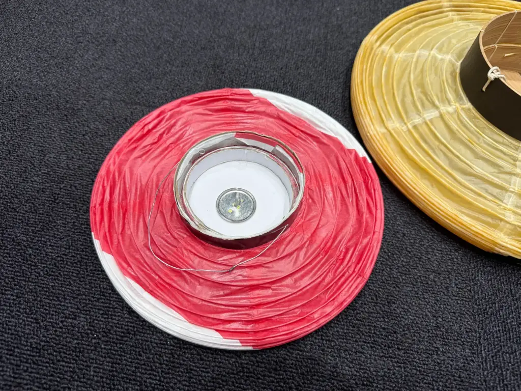 提灯へのLEDコアモジュールの導入で課題になった蠟燭台②