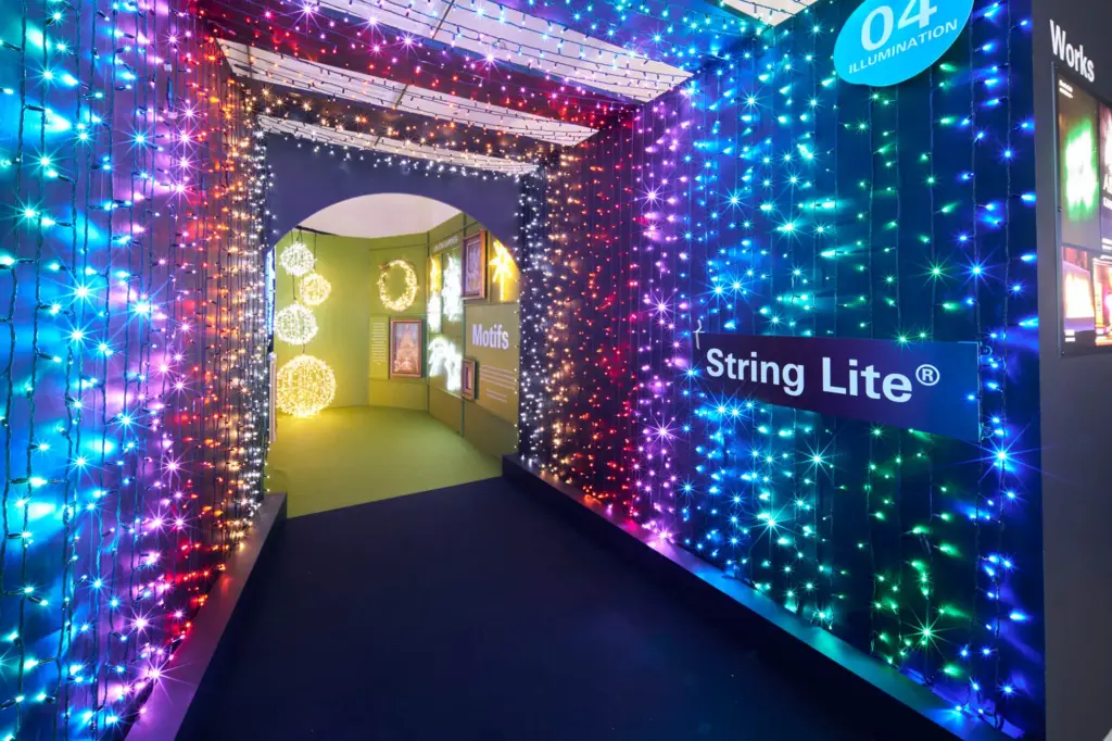 イルミネーションの展示ブースのイメージ