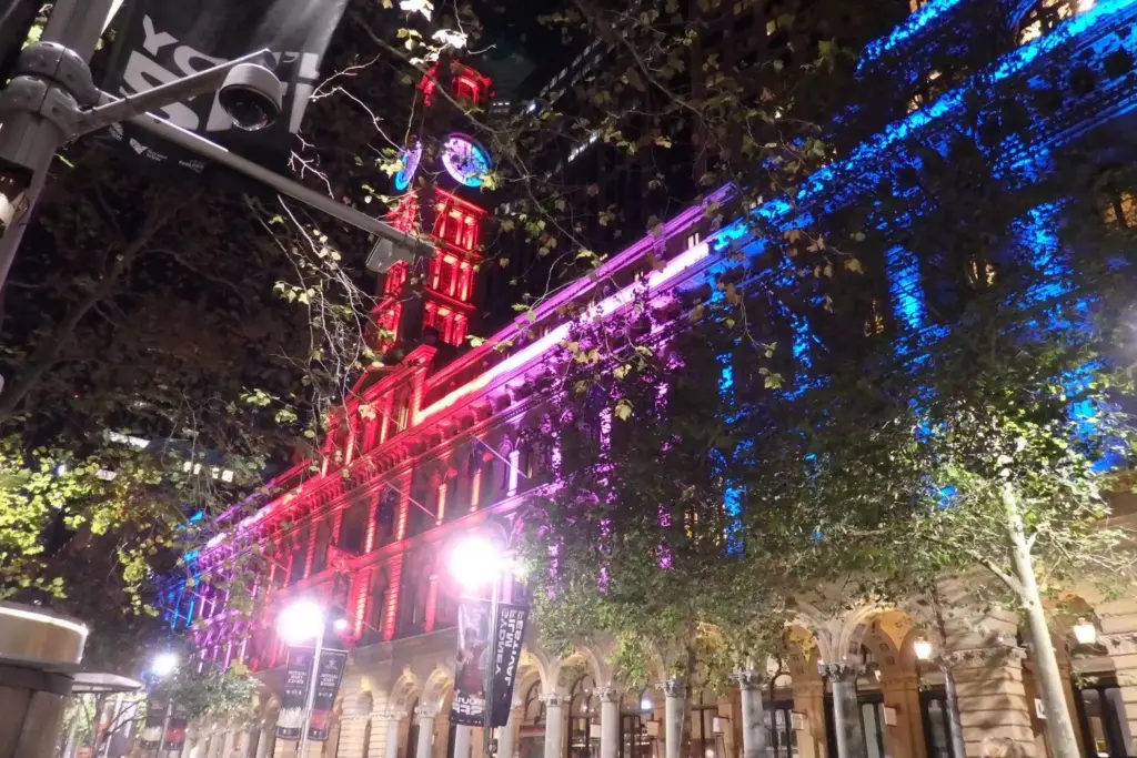 Vivid Sydney 2026会期中の市街の様子