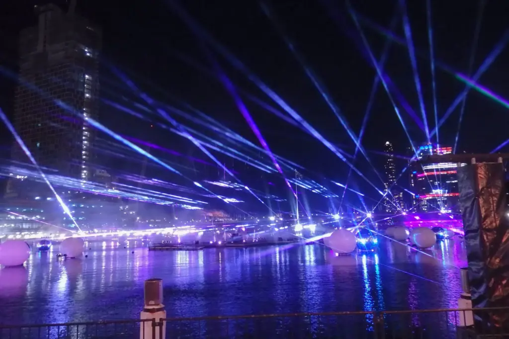 Laser Lightfallの様子②