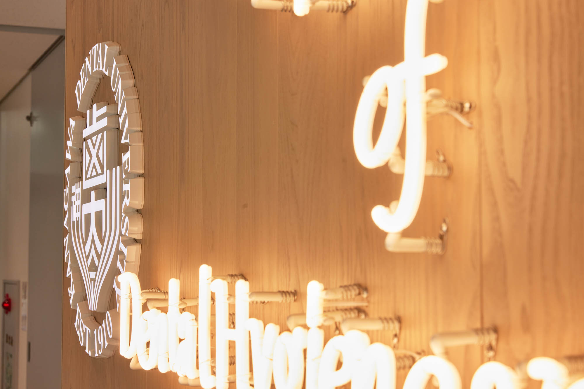 神奈川歯科大学付属短大棟エントランスの実績写真