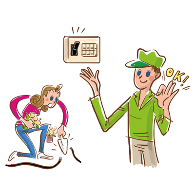 ブレーカーが落ちず安心