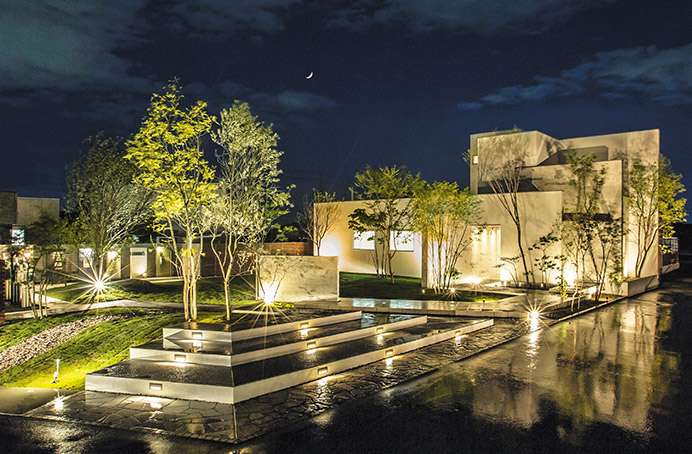 一般住宅屋外照明実績写真