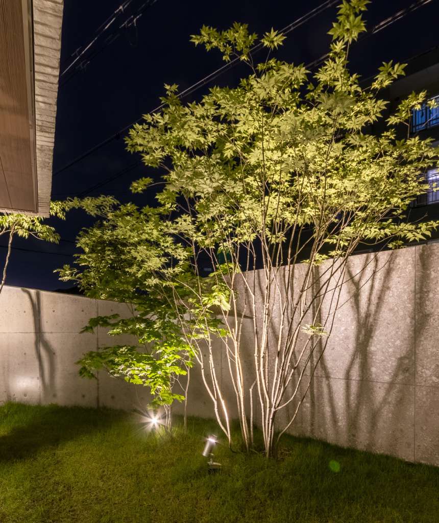 セール品 ガーデンライト 庭園灯 LED ガーデンアップライト オプティ スリム L 100V 狭角 スパイク付き 電球色 シルバー  チャコールグリーン スポットライト
