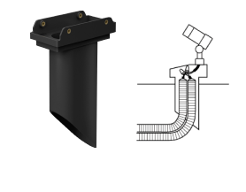PF管対応スパイクの使用イメージ