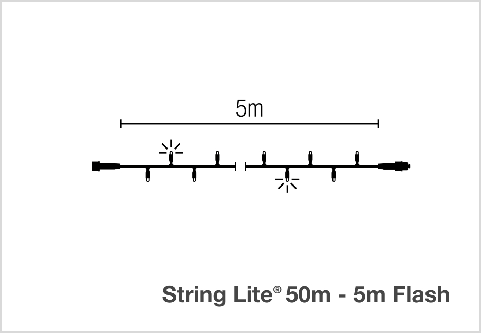 String Lite® 50 - 5m flash