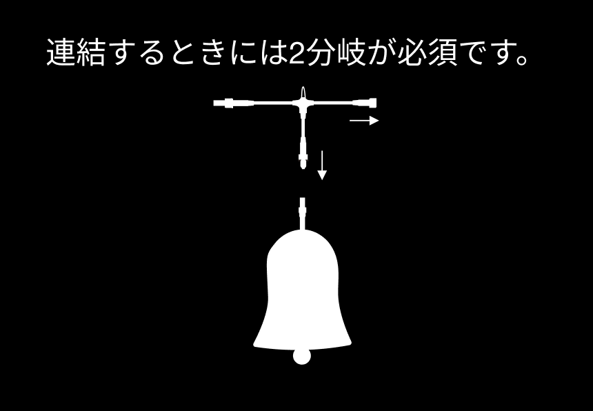 3D Organic Bell 取付け部イラスト
