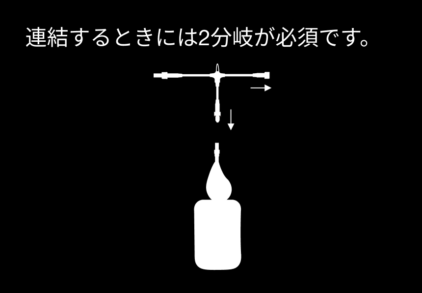 3D Organic Candle 取付け図イラスト