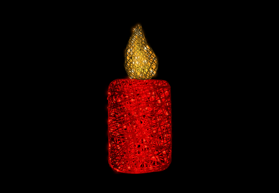 3D Organic Candle