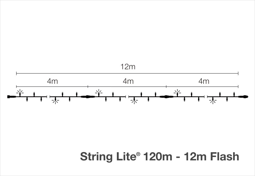 String Lite® 120 - 12m Flash