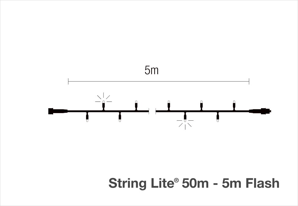 String Lite® 50 - 5m Flash
