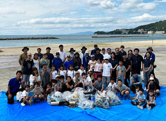 BEACH CLEAN PROJECT 2023秋 in 片男波海水浴場を実施